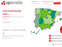 Tablet Screenshot of aparcalia.com